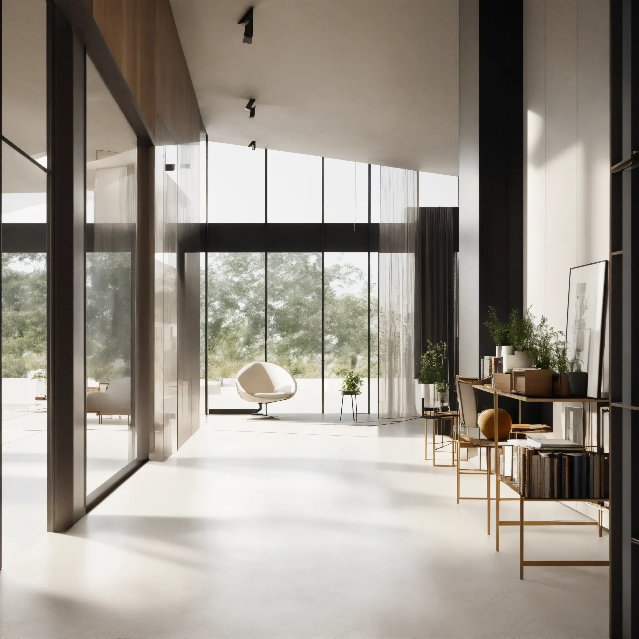 dining area with perfect balance of natural and ambient light